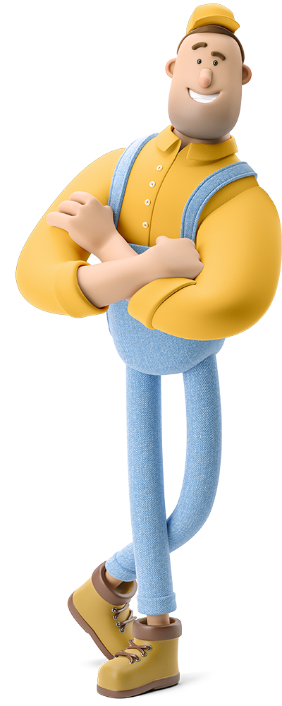 a guy leaning on the ufleet savings calculator